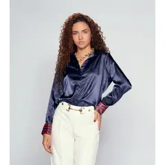 DEREK - Blusa Camisera Manga Larga Para Mujer