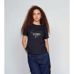 DEREK - Camiseta Unicolor Con Estampado Para Mujer