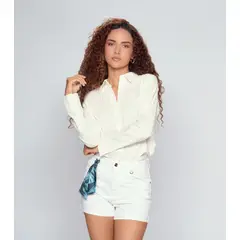 DEREK - Blusa Camisera Para Mujer Unicolor