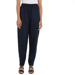 TOMMY HILFIGER - Pantalón azul oscuro Casual cónico con cordón