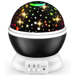 ENFANTASY - Proyector Lampara Para Niños 8 colores Luces LED Estrellas