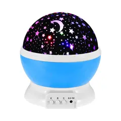 ENFANT'ASY - Proyector Lampara Para Niños 8 colores Luces LED Estrellas