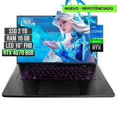 ASUS - ROG ZEPHYRUS INTEL CORE I7-13620H RTX 4070 8GB SSD 2TB RAM 16GB LED 16" FHD 165Hz