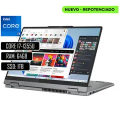 Lenovo - THINKPAD X1 YOGA INTEL CORE I7 1355U(1,7GHz)64GB-1 TERA SSD -14" TOUCH WIN 11 PRO