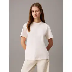 CALVIN KLEIN - Camiseta rosada con logo hero