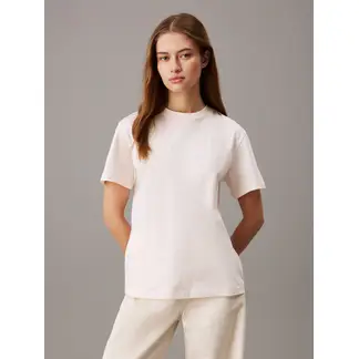 CALVIN KLEIN - Camiseta rosada con logo hero