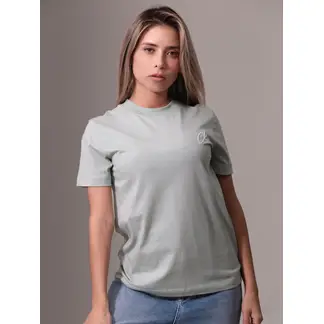 CALVIN KLEIN - Camiseta multicolor con logo bordado