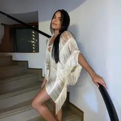 MANTARRAYA BEACHWEAR - SALIDA DE BAÑO NIZA BEIGE