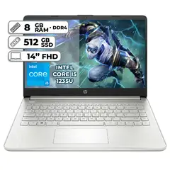 HP - PORTATIL INTEL CORE I5 1235U 8GB RAM 512GB SSD PANTALLA 14 FHD