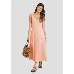 RUTTA - Vestido Largo Mujer Rosa 104682