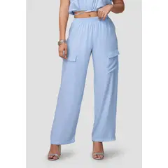 MARKETING PERSONAL - Pantalón Mujer Azul Mp 104022