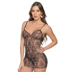 FORMAS INTIMAS - Baby Doll Mujer Multicolor Fi 4181