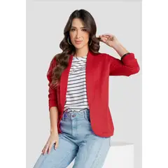 MARKETING PERSONAL - Blazer Mujer Rojo Mp 103988