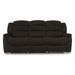 MICA - Sofá Reclinable Moderno en Microfibra 3 Puestos Dhaka 210 x 100 x 100 cm
