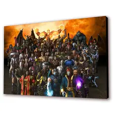 ART INDUSTRY - Cuadro 50x30cms Decorativo Mortal Kombat 4