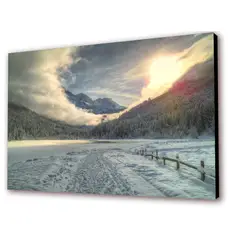 ART INDUSTRY - Cuadro 50x30cms Decorativo Nieve