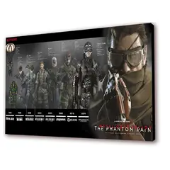 ART INDUSTRY - Cuadro 50x30cms Decorativo Metal Gear Solid 1