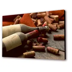 ART INDUSTRY - Cuadro 50x30cms Decorativo Vinos 1