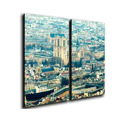 ART INDUSTRY - Cuadro Díptico 60x50 Cms Decorativo Paris 2