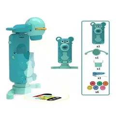MARKET TOYS - Lampara - Linterna Infantil + Proyector De Figuras