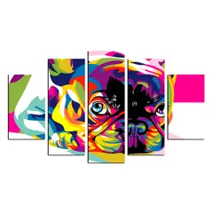 ART INDUSTRY - Cuadro Decorativo Perro 2 100 X 70 Cm