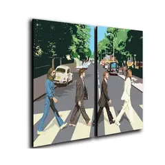 ART INDUSTRY - Diptico 60x50 Cms Dcorativo Beatles 1