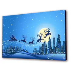 ART INDUSTRY - Cuadro 50x30 Cms Dibujo 1 - Navidad