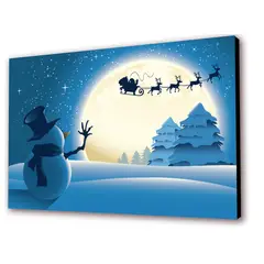 ART INDUSTRY - Cuadro 50x30 Cms Dibujo 2 - Navidad