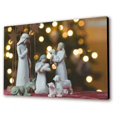 ART INDUSTRY - Cuadro 50x30 Cms Pesebre 2 - Navidad