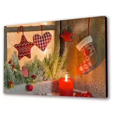 ART INDUSTRY - Cuadro 50x30 Cms Decorativo 2 - Navidad