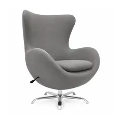 MAGIC CLASS - SILLA POLTRONA EGG ECOCUERO GRIS