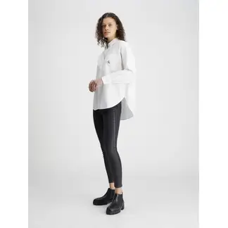 CALVIN KLEIN - Camisa blanca relaxed con bolsillo
