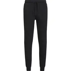CALVIN KLEIN - Jogger negro raised con logo tape