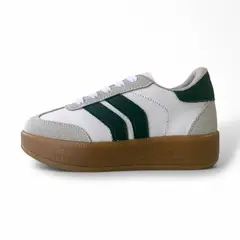 PAPOS - Tenis Casuales para Niños RetroStyle Verde