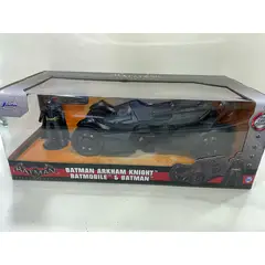 JADA TOYS - CARRO BATMAN Arkham Knight & Batmobile DC Comics escala 124
