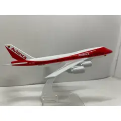 GENERICO - AVION BOEING B747 AVIANCA NARANJA de Colección