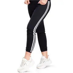 FORMAS INTIMAS - Pantalón Sudadera Mujer Negro FI 91628