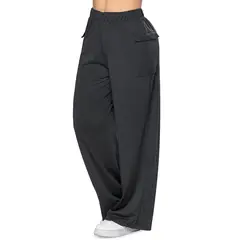 FORMAS INTIMAS - Pantalón Sudadera Mujer Negro FI 7338