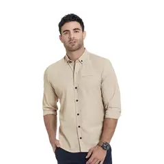 MARKETING PERSONAL - Camisa Adulto Masculino Caqui MP