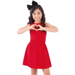 MARKETING PERSONAL - Vestido Infantil Rojo Mp 86075