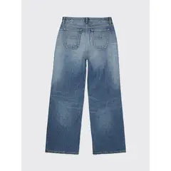 TOMMY HILFIGER - Jean Adaptive De Talle Alto Y Pernera Ancha Mujer Azul
