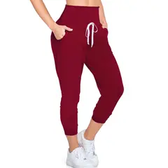 FORMAS INTIMAS - Pantalón Sudadera Mujer Vinotinto FI 77393