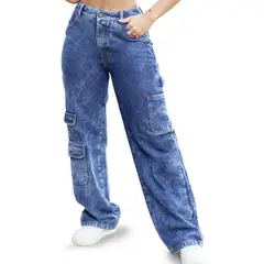 ATYPICAL - Jean Mujer Azul Oscuro 2452