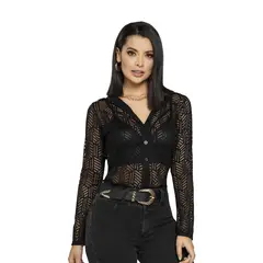 MARKETING PERSONAL - Camisa Mujer Negro Mp 4500