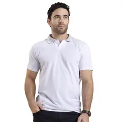 MARKETING PERSONAL - Polo Hombre Blanco Mp 4104
