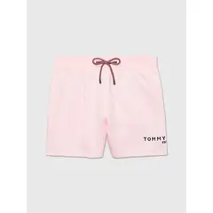 TOMMY HILFIGER - Bermudas Para Niña Adaptive Con Logo Rosa
