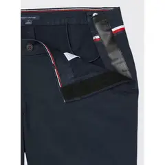 TOMMY HILFIGER - Bermuda Azul Lisa Con Ajuste Adaptive Para Mujer