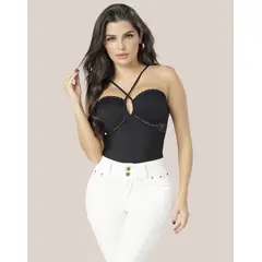 FORMAS INTIMAS - Body Mujer Negro FI 4977