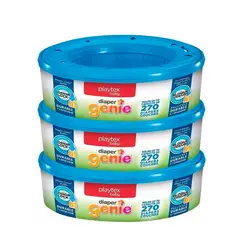 PLAYTEX - Diaper Genie Bolsas Recambio, capacidad 270 x3