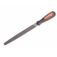 GENERICO - LIMA PLANA SEGUNDO CORTE DE 12" CON MANGO